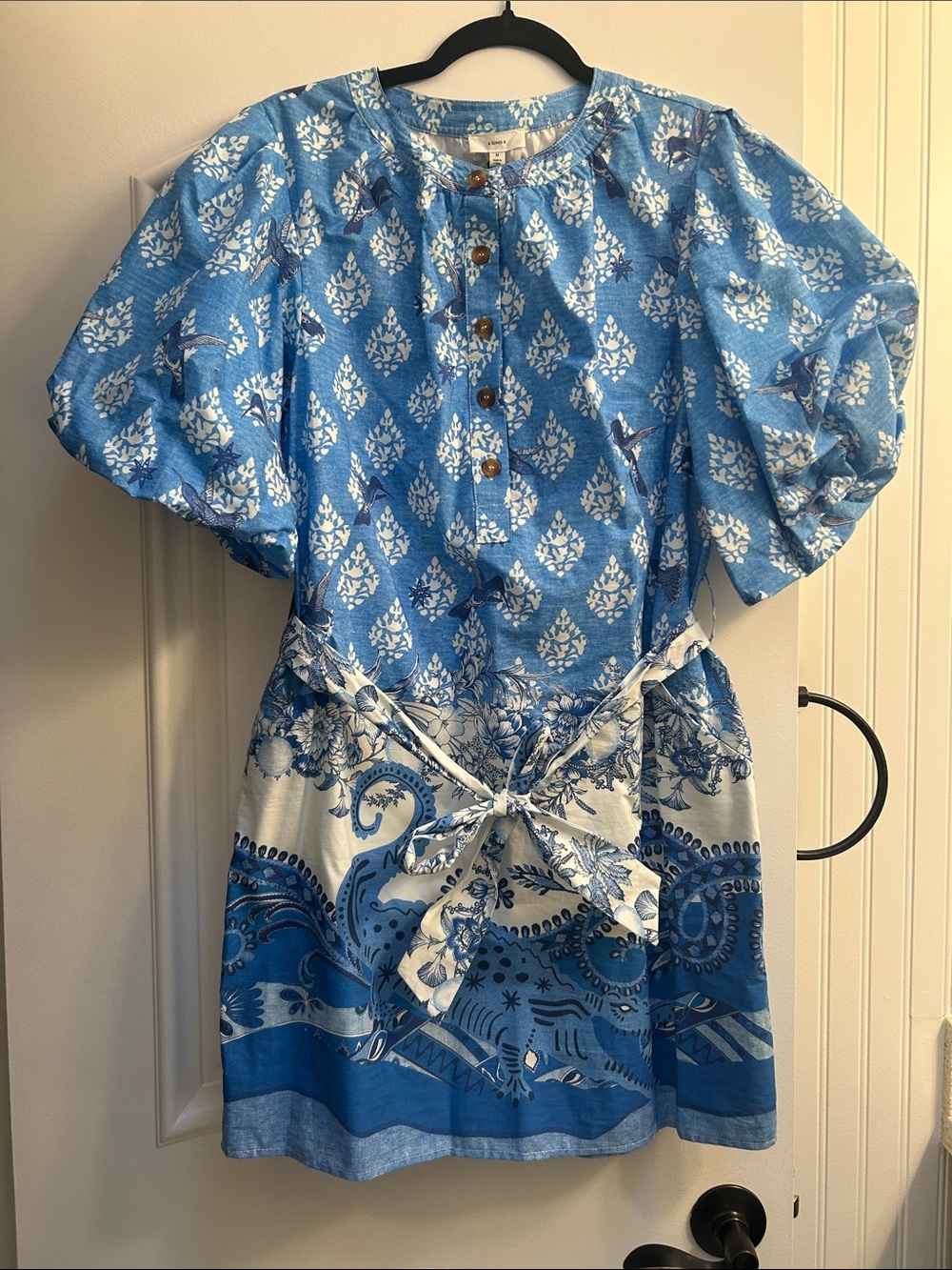Blue Floral Dress
